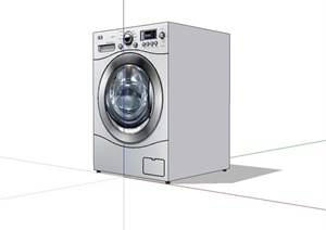 滚筒洗衣机设计SU(草图大师)模型