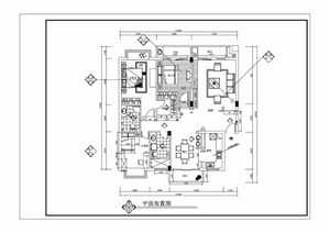 室内住宅空间设计装修CAD图