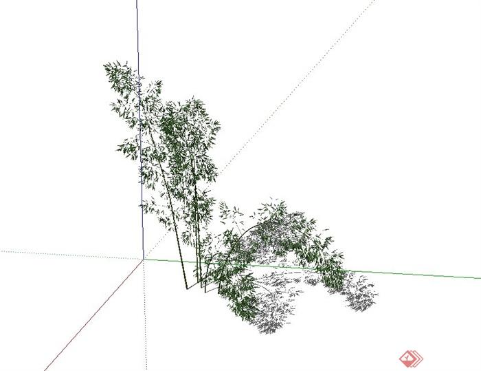 62种不同的景观树设计su模型(7)