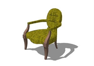 某欧式休闲桌椅设计SU(草图大师)模型