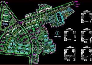 现代某高档住宅小区规划设计CAD方案图