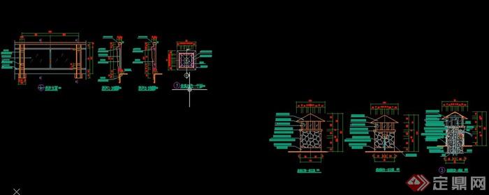 园林景观节点庭院灯设计CAD施工图(2)