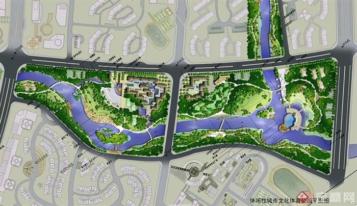 中心区环河景观规划设计jpg方案图(7)
