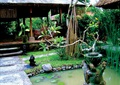 中庭景观,喷泉,水池