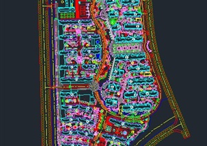 某城市中心小区绿化规划设计CAD图