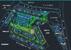 某工厂住宅区规划设计CAD图