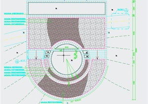 园林景观节点平台设计CAD详图