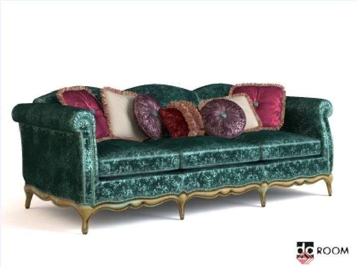 欧式风格沙发椅、沙发设计su模型(2)