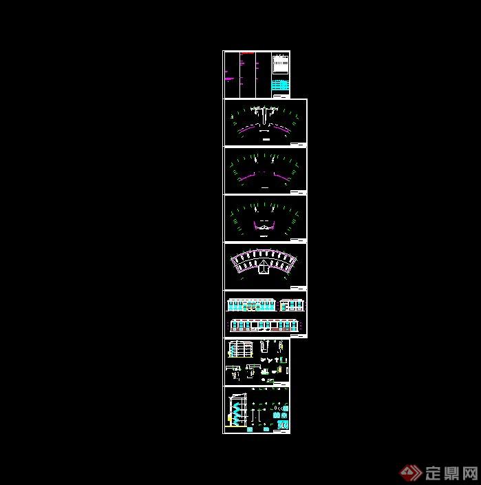 欧式会所别墅全套施工图（含CAD+效果图）(4)