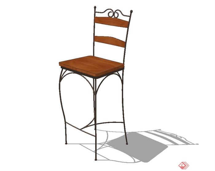 欧式风格桌椅设计su模型(1)
