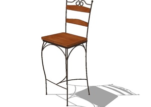 欧式风格桌椅设计SU(草图大师)模型