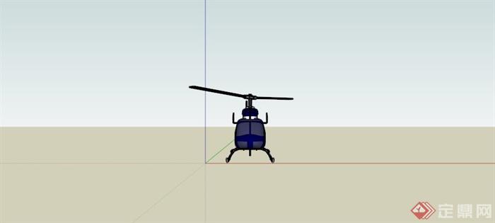 现代警用直升机SU模型(3)