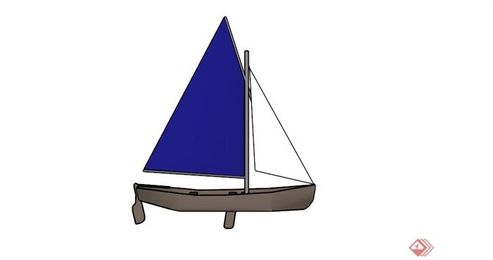 某现代帆船设计SU模型(3)