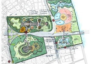 某市清澜桥头公园景观概念方案设计JPG高清文本