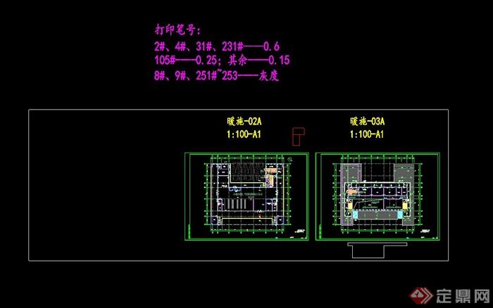 汽车站建筑设计cad施工图（含效果图）(6)