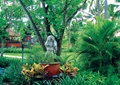 雕塑小品,喷水雕塑,绿化带,阳光草坪