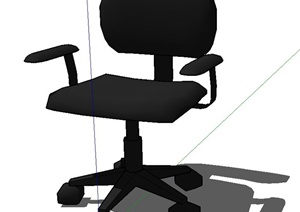 室内可旋转椅子设计SU(草图大师)模型