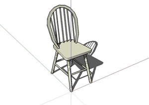 现代风格阳台椅子设计SU(草图大师)模型