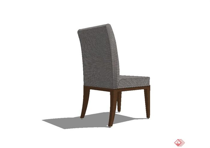 现代简约咖啡厅椅子设计su模型(3)