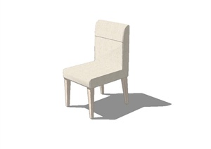 现代简约风格室内座椅设计SU(草图大师)模型