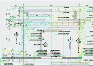 园林景观节点方形亭子设计CAD施工图