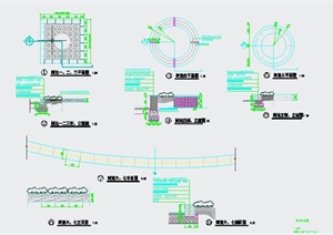 多个树池设计CAD详图