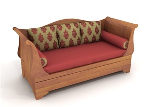 现代风格沙发设计3d模型