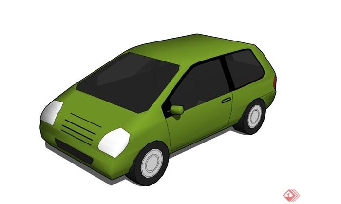 现代绿色小型汽车设计SU模型(1)