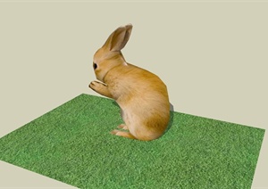 兔子设计SU(草图大师)模型