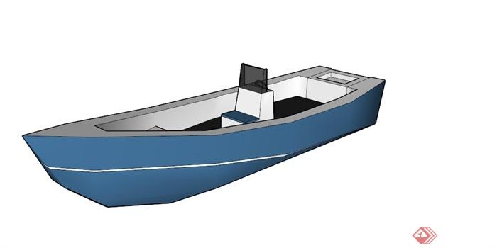 现代水上快艇设计SU模型(1)