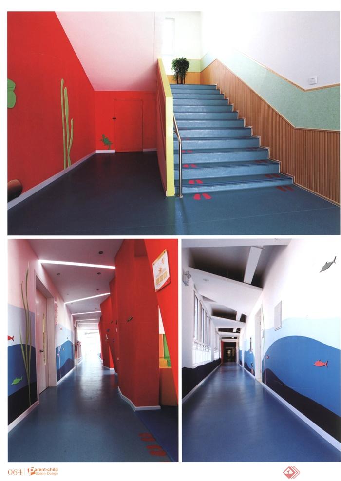 亲子空间,幼儿园,托儿所,走廊,过道,楼梯