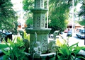 雕塑喷泉,喷泉水池,景观柱