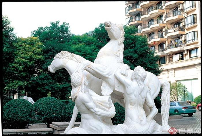 情景雕塑,马匹雕塑