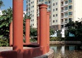 立柱,圆柱,景观水池