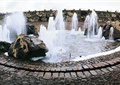 喷泉水池,石头,景观水池