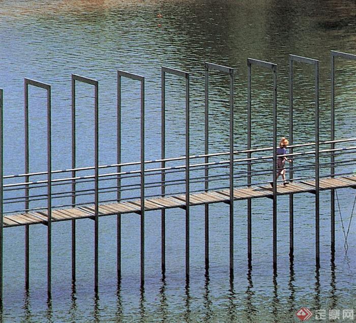 水上景观桥,水上桥梁
