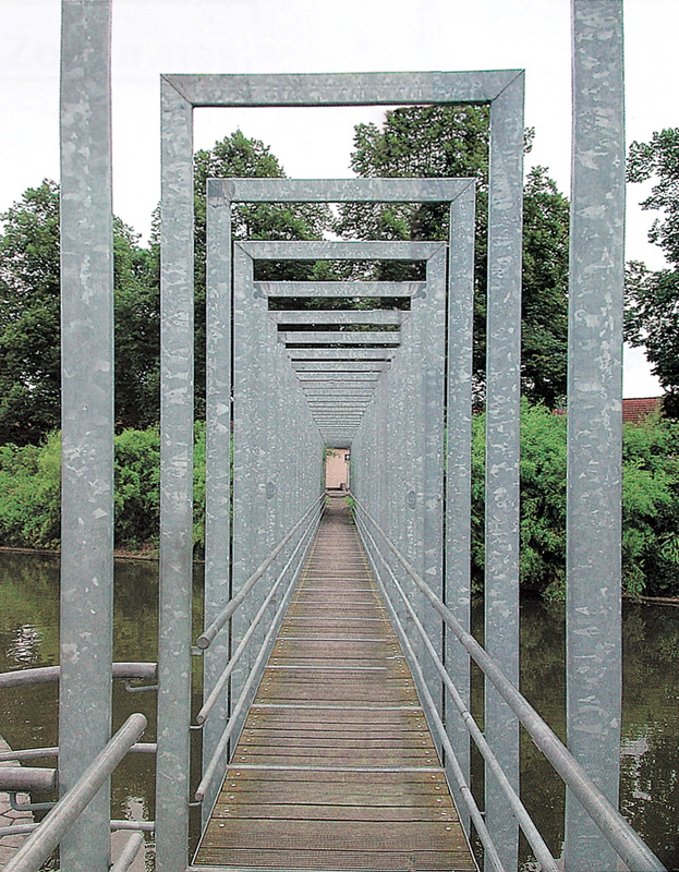 景观桥,园桥,水上木栈道