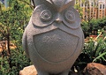 猫头鹰,动物雕塑,石头