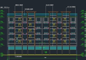 五层住宅建筑设计CAD施工图