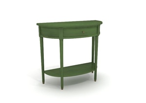 某欧式绿色桌子设计SU(草图大师)模型