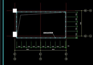玻璃顶棚廊架设计CAD详图