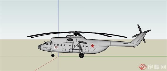 现代军用直升飞机设计SU模型(3)