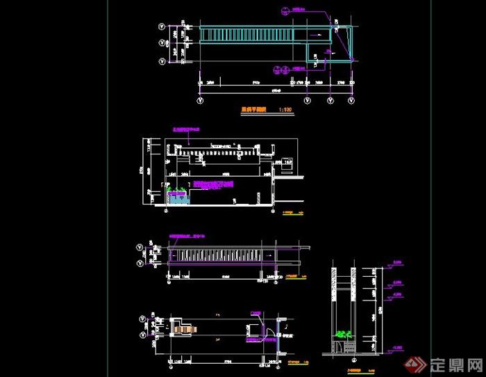 某机关单位大门设计CAD施工详图(5)