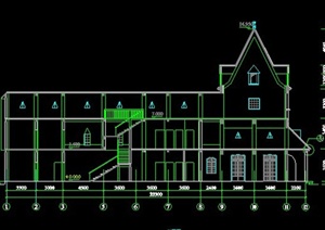 某欧式古堡饭店设计CAD详图