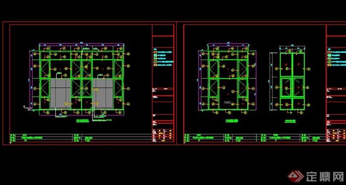 某现代办公建筑铝合金门窗设计全套施工图(4)