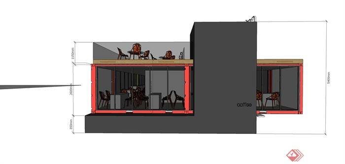 咖啡厅,集装箱式建筑