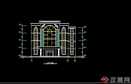 某欧式食堂全套建筑施工图(3)