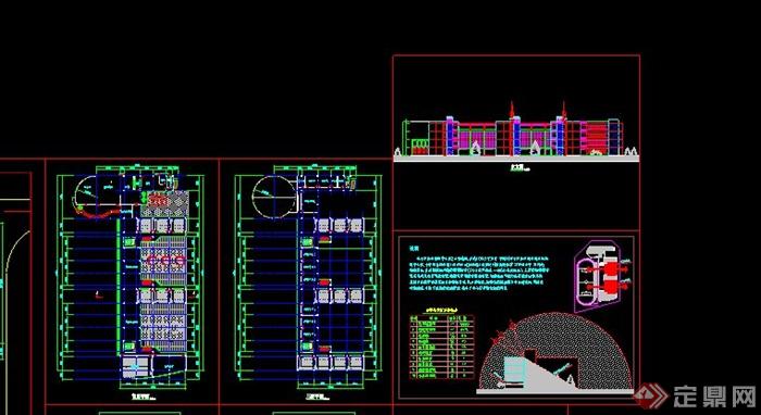 现代小学教学楼设计CAD方案(2)