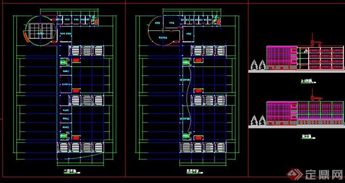 现代小学教学楼设计CAD方案(3)