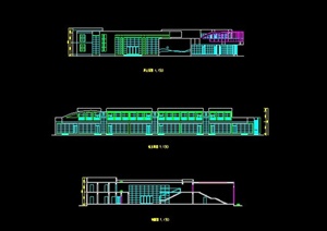 8个班幼儿院建筑CAD方案设计